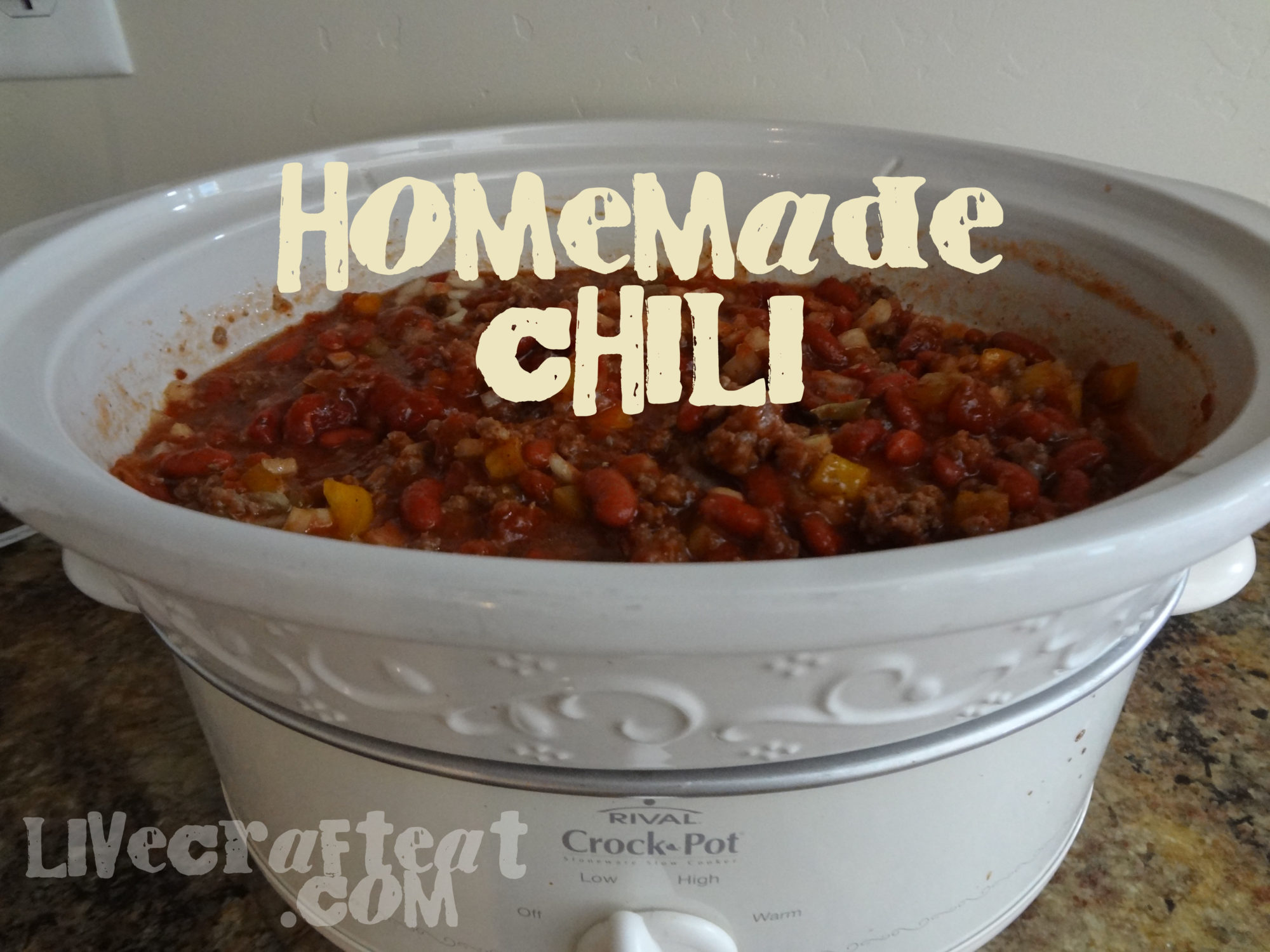 Homemade Crockpot Recipe for Chili