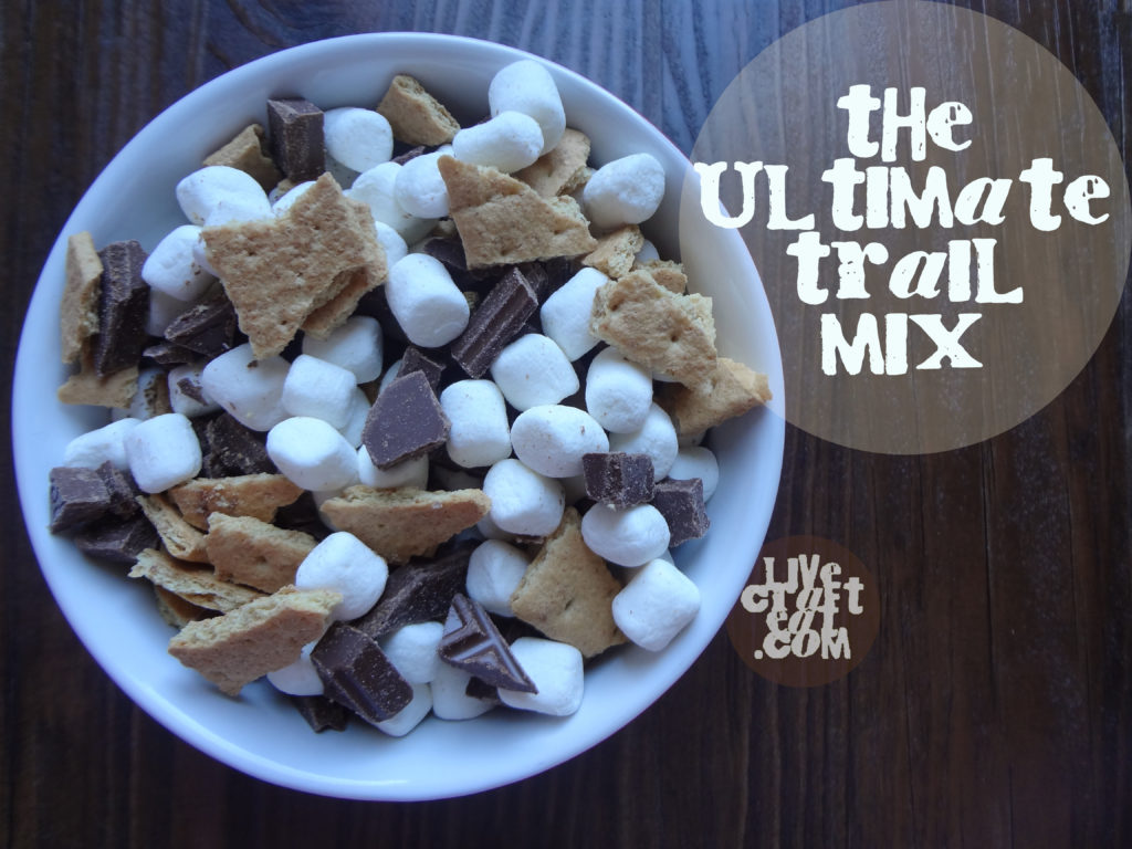 s'more brownies recipe & trail mix