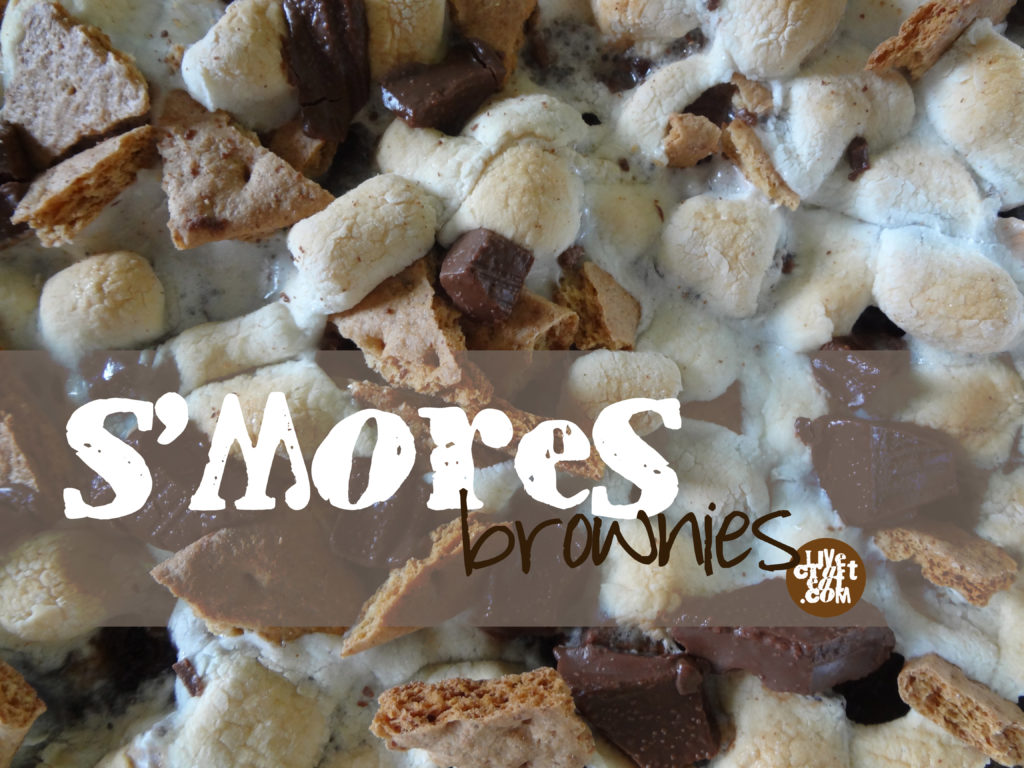 s'mores brownie recipe cover