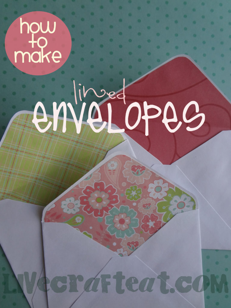 lining an envelope tutorial