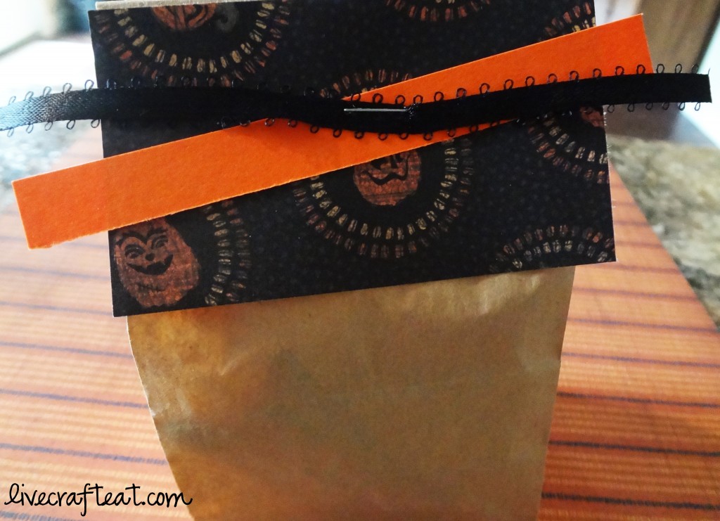 scrapbook paper halloween treats