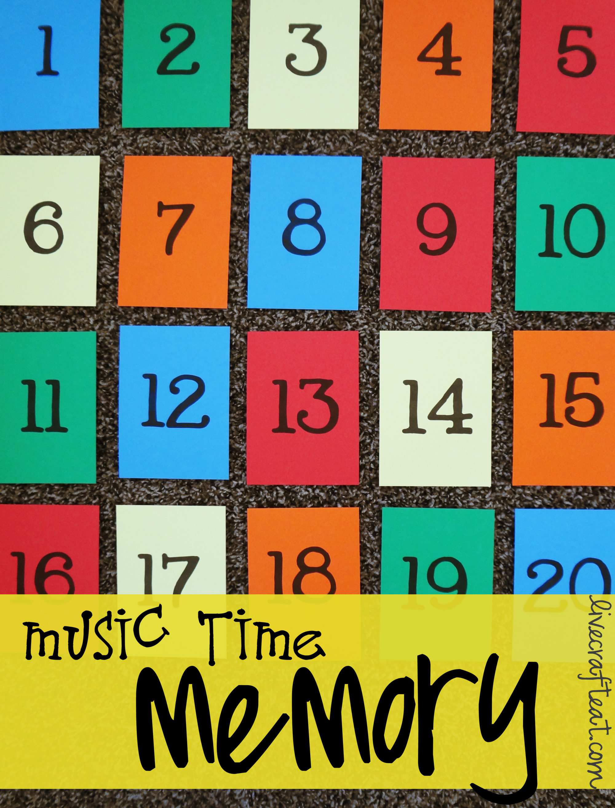 Music Memory Game for Primary Music Time Live Craft Eat