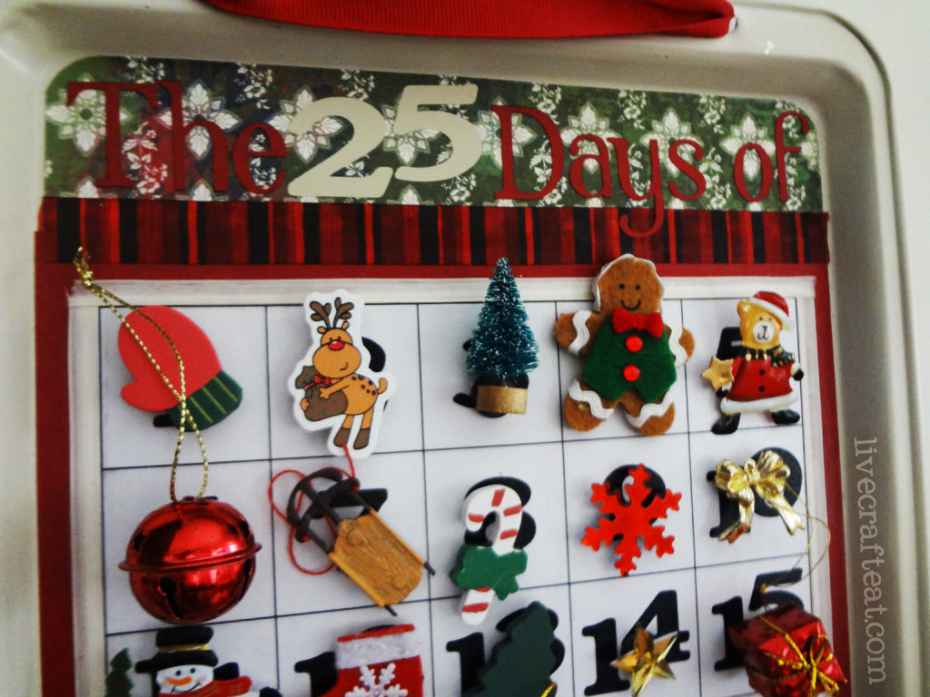 magnetic christmas countdown calendar