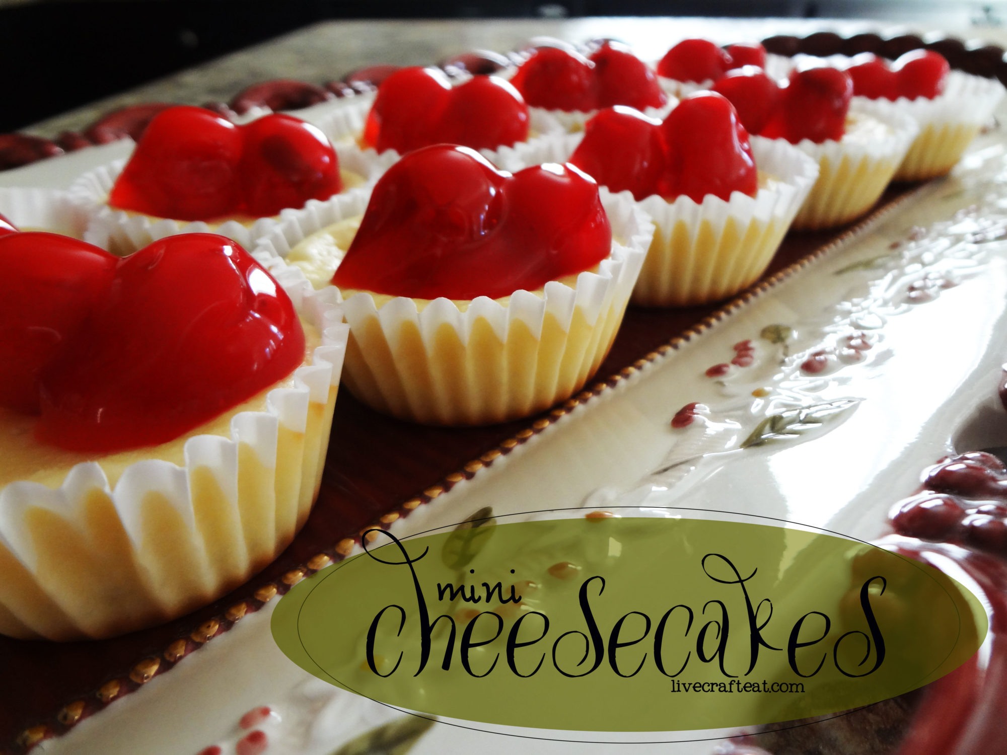 Mini Cheesecake Recipe | Live Craft Eat