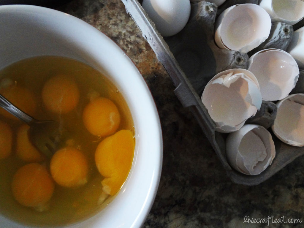 eggs for quiche