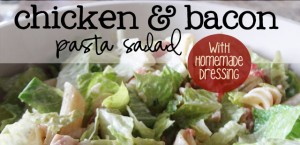 chicken and bacon pasta salad