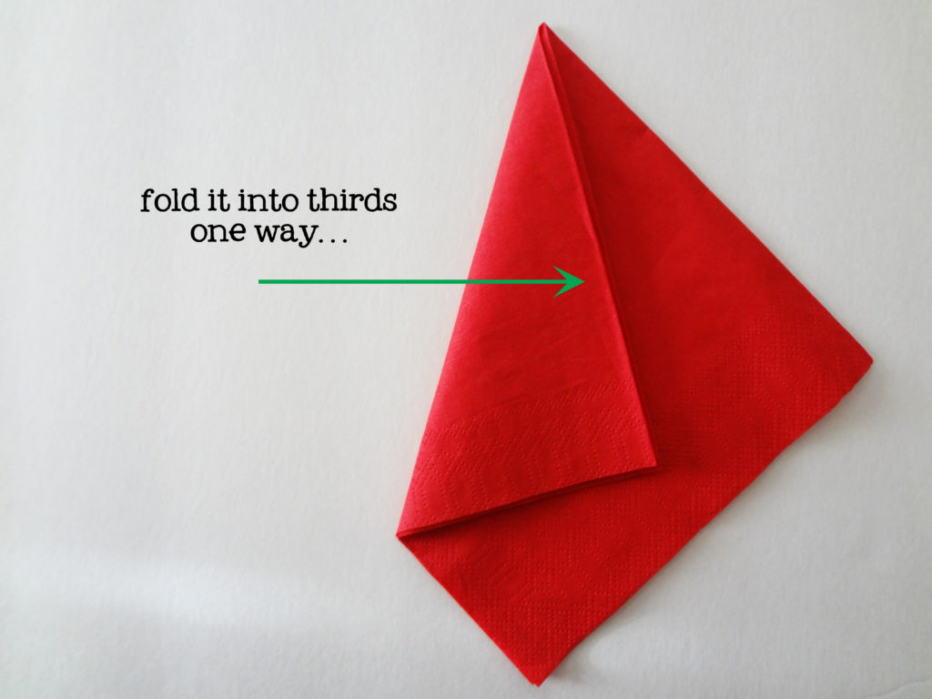 folding napkins for napkin rings