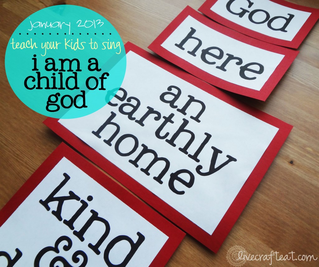 I Am A Child Of God - LDS Music Time Activity | Live Craft Eat