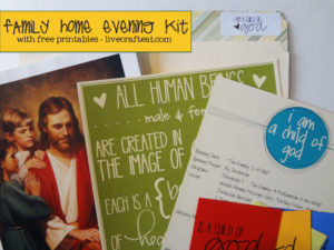 I Am a Child of God Family Home Evening Kit | Live Craft Eat