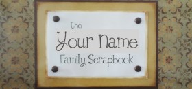 extended family scrapbook
