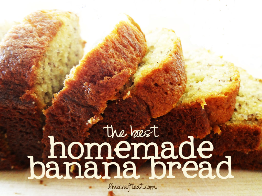 homemade banana bread recipe