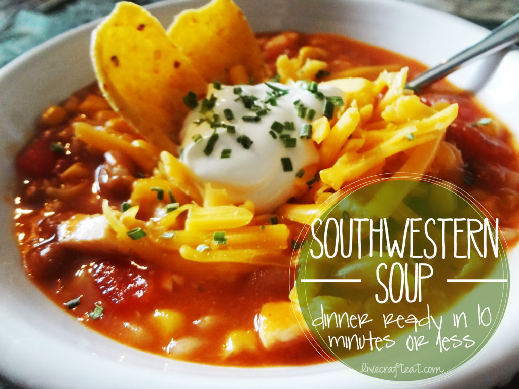 food storage southwestern soup recipe