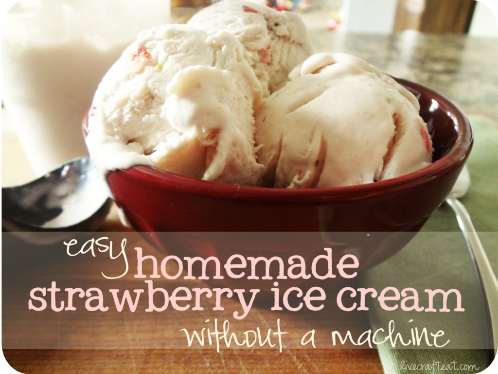 homemade strawberry ice cream recipe