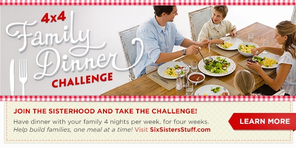 six sisters' stuff - 4x4 dinner challenge