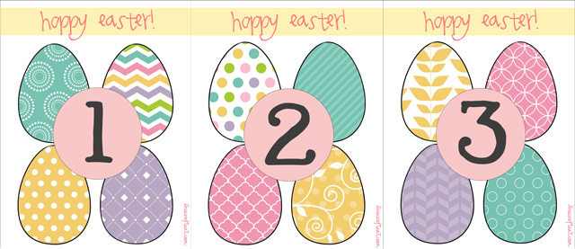 Easter Egg Printable Template - Free