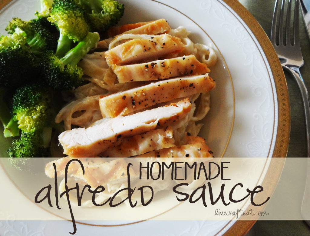 homemade fettuccine alfredo sauce recipe