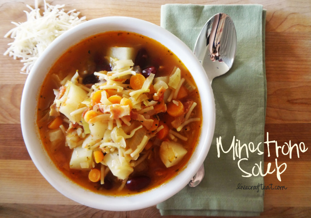 homemade minestrone soup recipe