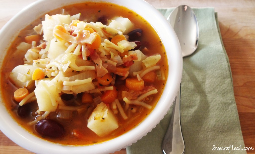 how to make minestrone soup