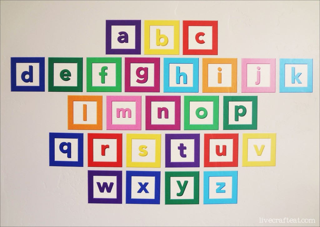 Alphabet Set Removable Wall Decal Abc Wall Decals Alphabet Letters  Preschool Decals Alphabet Nursery Kids Bedroom Decals Alphabet Decals 