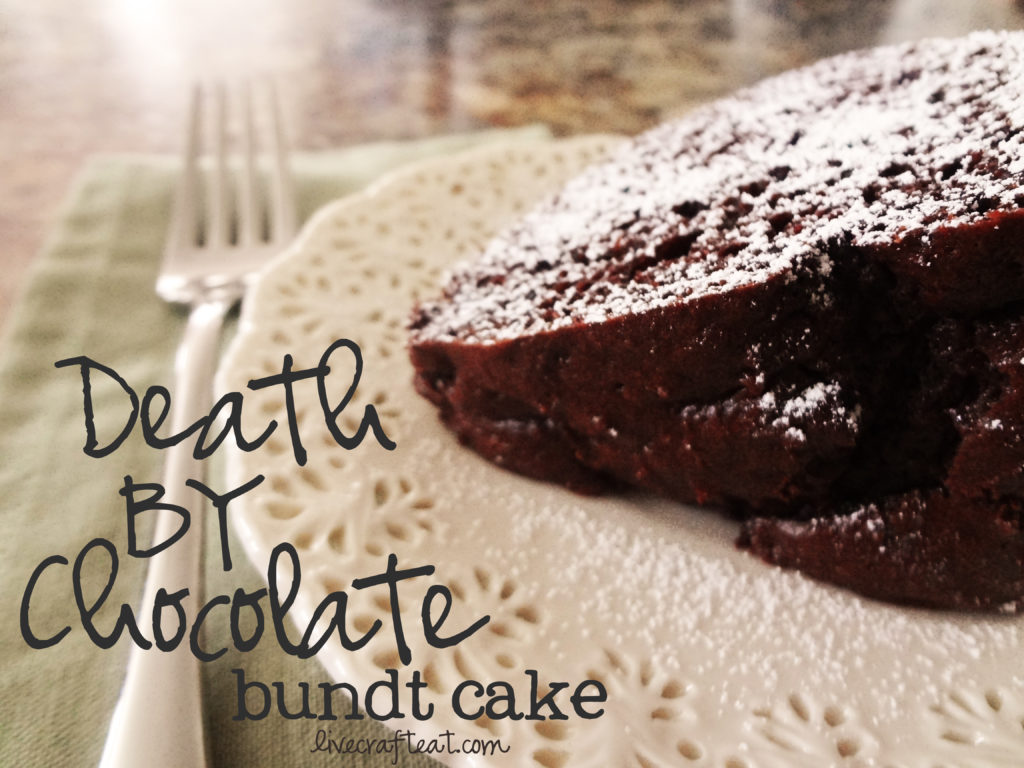 death by chocolate bundt cake - amazing!