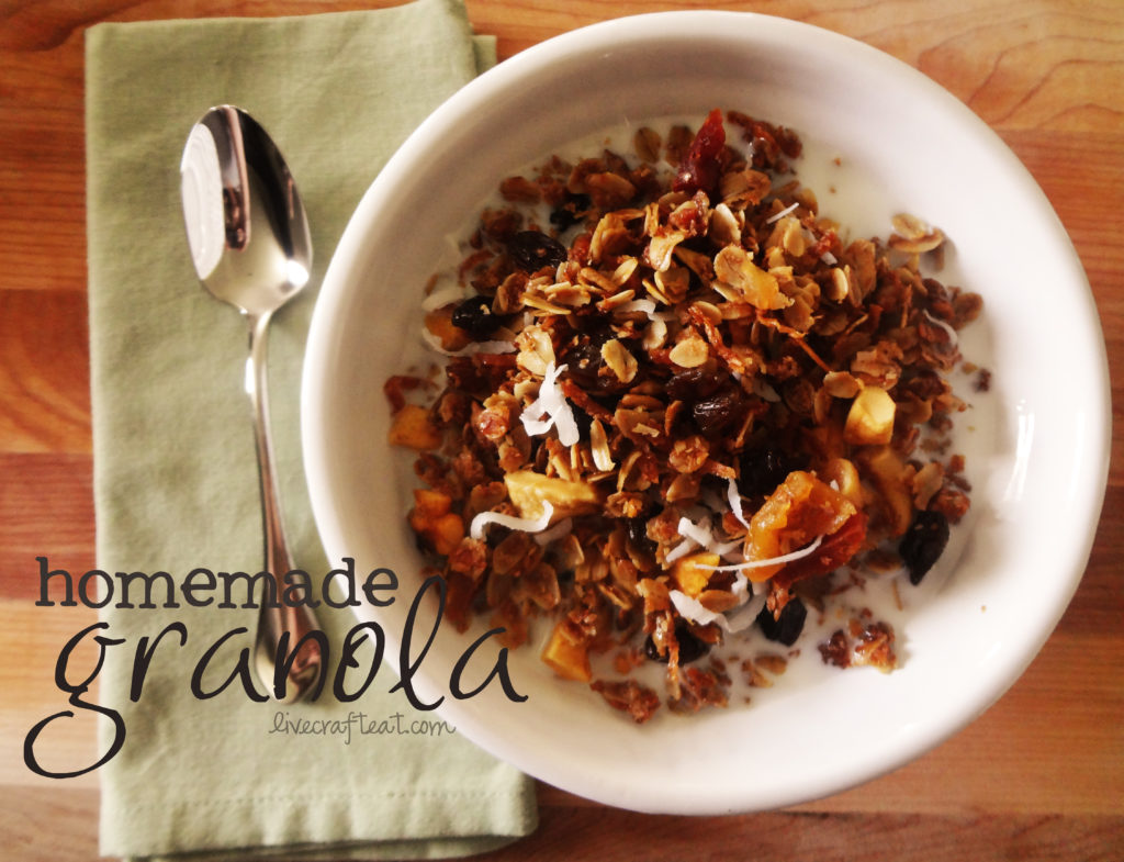 homemade granola recipe