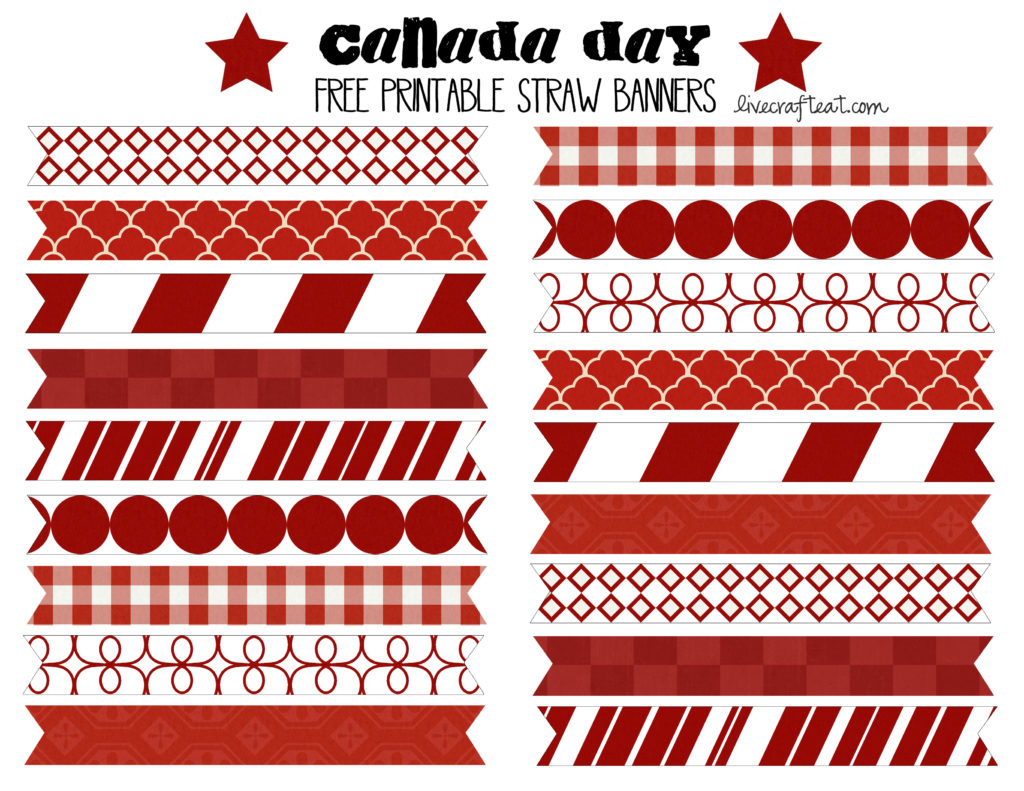 canada day printables