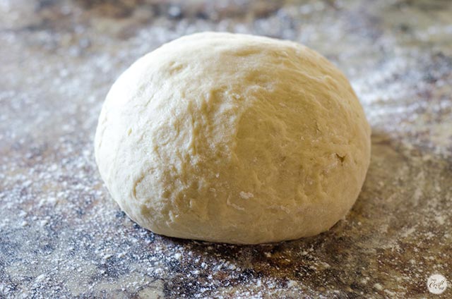 cinnamon roll dough ball