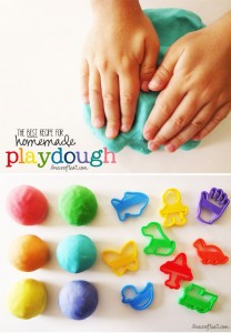 Homemade Playdough Recipe - How To | Live Craft Eat