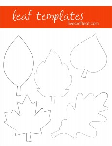 printable leaf patterns