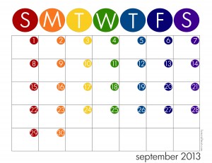 free printable calendars