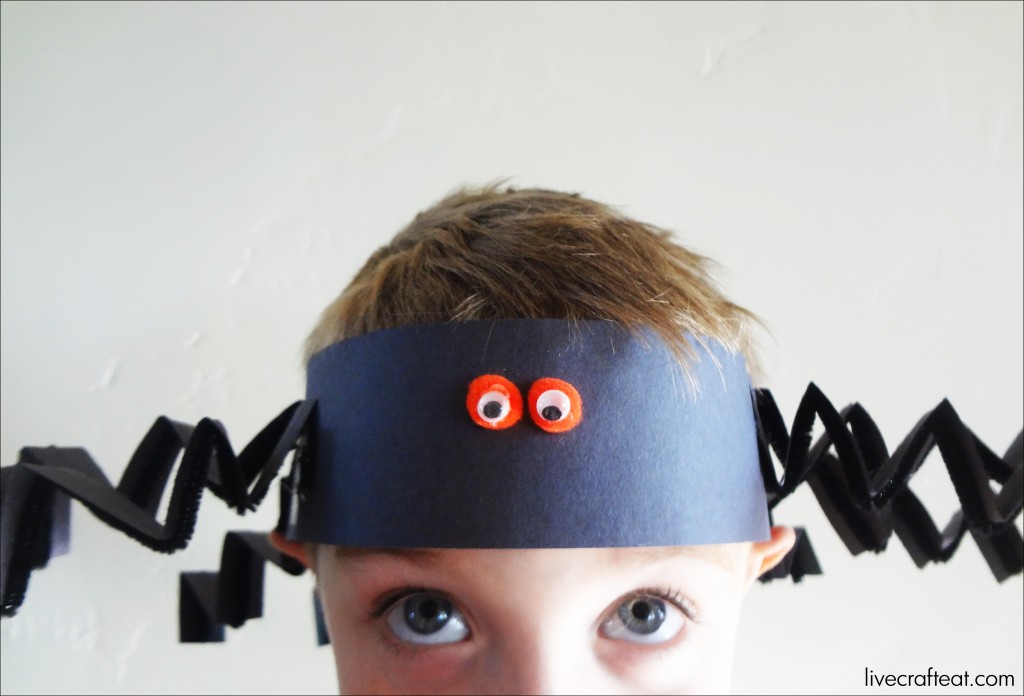 easy spider hats for kids