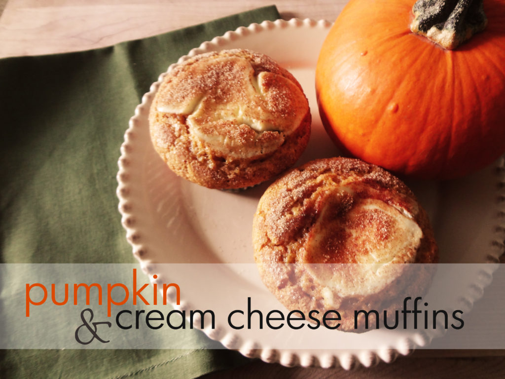 pumpkin and cream cheese muffin recipe