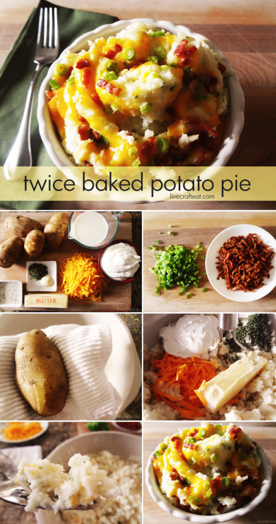 Loaded Mashed Potatoes - Twice Baked Potato Casserole | Live Craft Eat