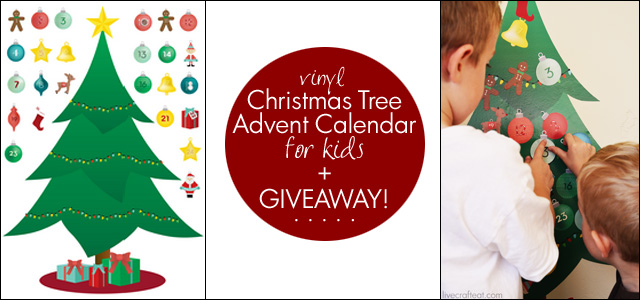 removable (and reusable!) christmas advent calendar for kids