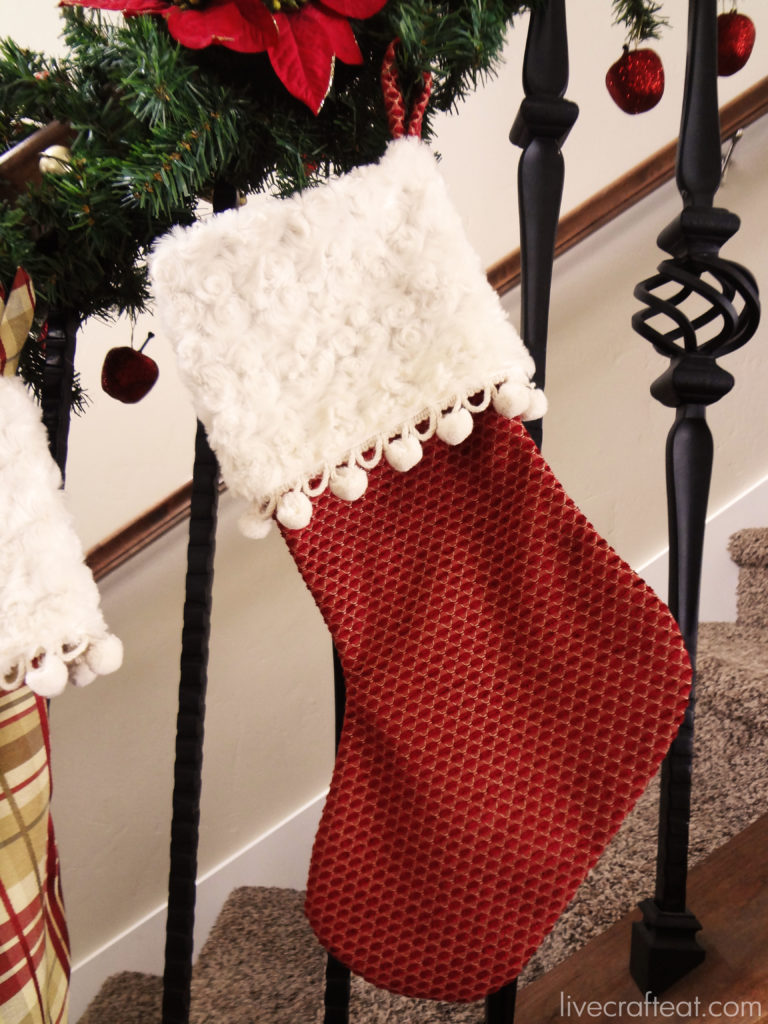 make it yourself :: christmas stockings - an easy way to make beautiful stockings for your home