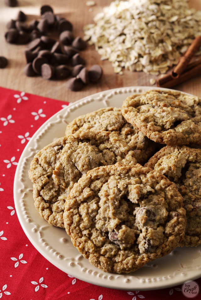 easy recipe for oatmeal chocolate chip cookies