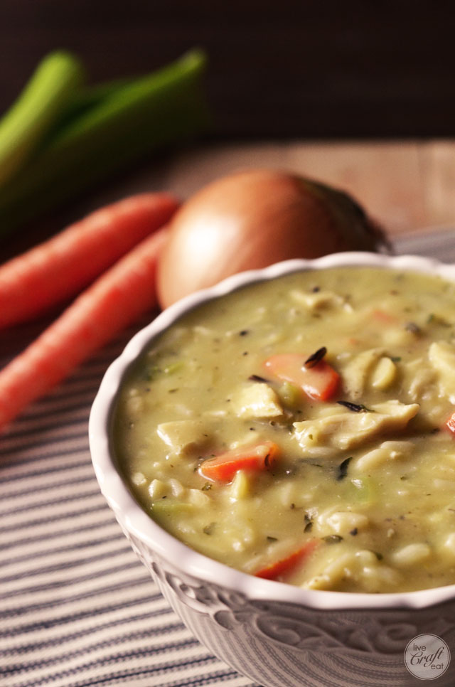 chicken and wild rice soup recipe - healthy and delicious!!