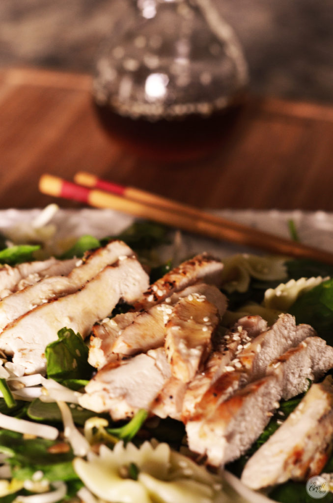 this is the best asian chicken salad. so, so, good!! the homemade dressing is amazing!