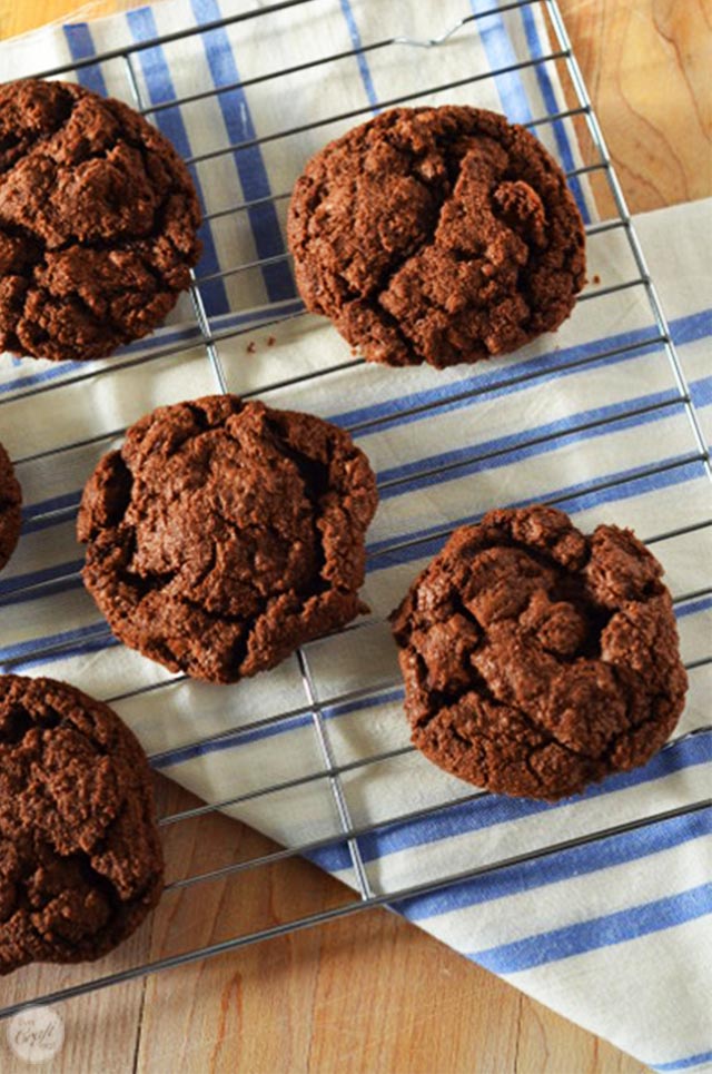 amazing double chocolate cookie recipe! best cookies ever.