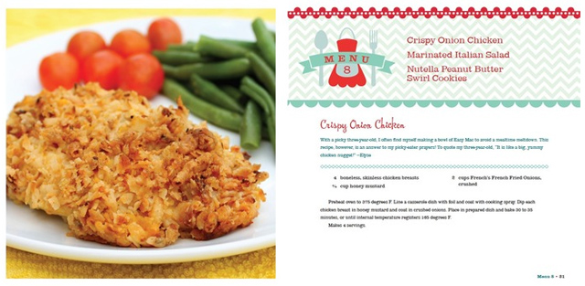 recipe for crispy onion chicken - six sisters' stuff (book review)