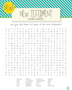 lds word searches for kids :: new testament