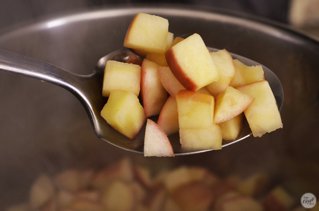 cooking apples for homemade applesauce