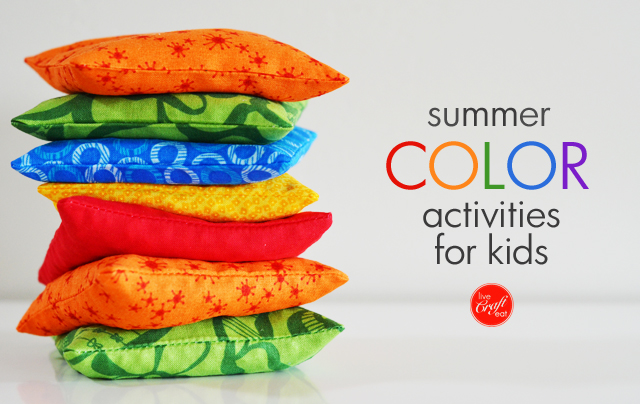 summer color activities for kids :: take advantage of the colorful days of summer with these fun and educational activities for kids!