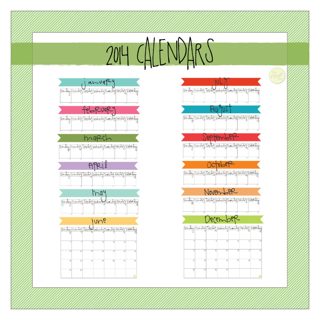 Free Printable Calendars Monthly, Yearly & More LCE