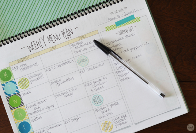 how to plan each and every meal for every day of the week. super simple!