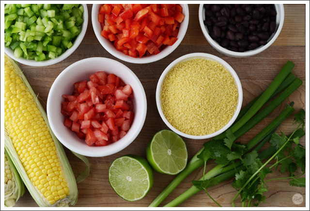 simple ingredients add lots of fresh flavor to this amazing southwestern couscous salad recipe.