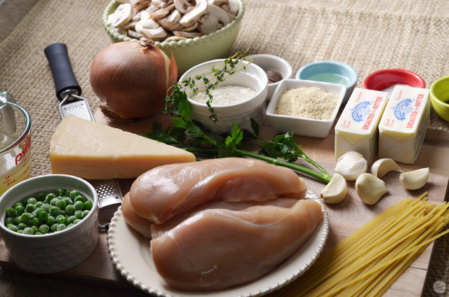 ingredients for chicken tetrazzini