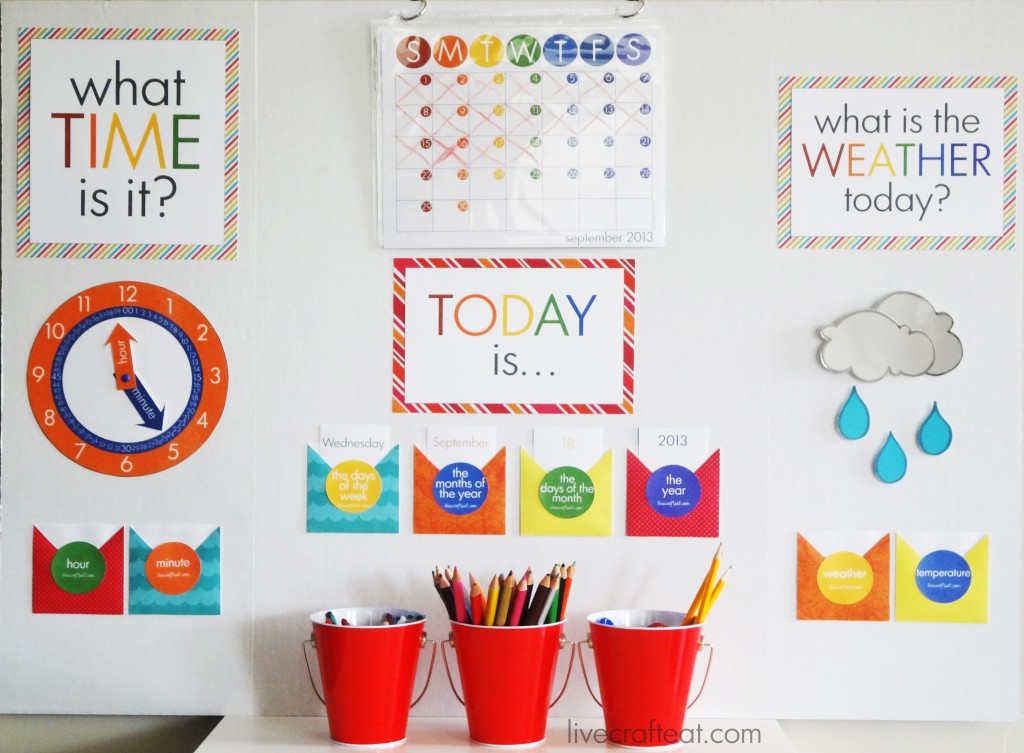 how to make a kids homework station