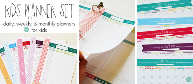 planners for kids