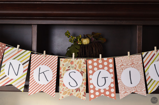 free printables and templates to make your own festive thanksgiving banner